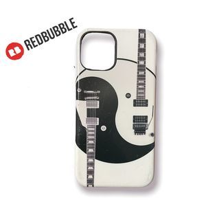 🎸 Redbubble Guitar Yin Yang iPhone 12/12 Pro Tough Case